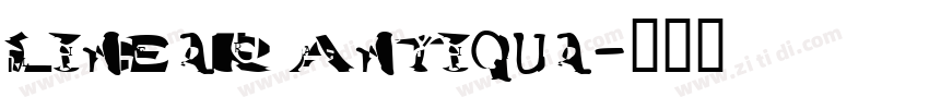 Linear Antiqua字体转换